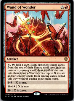 MTG SkeenAB Wand of Wonder from CLB. NM. - Image 1