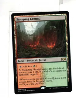 MTG SkeenAB Stomping Ground from Ravnica Allegiance. NM. - Image 1