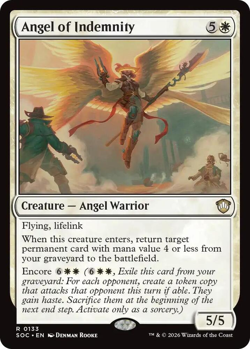 MTG Magic 1x Angel of Indemnity (M/NM) Commander Secrets of Strixhaven - Image 1
