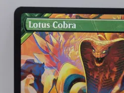 Lotus Cobra Showcase Frame ZNR Near Mint Rare Landfall Zendikar Rising MTG - Image 3