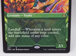 Lotus Cobra Showcase Frame ZNR Near Mint Rare Landfall Zendikar Rising MTG - Image 4