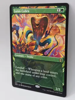 Lotus Cobra Showcase Frame ZNR Near Mint Rare Landfall Zendikar Rising MTG - Image 5
