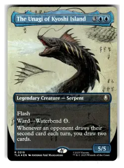 The Unagi of Kyoshi Island (Borderless) Foil R Avatar: The Last Airbender 319 NM - Image 1