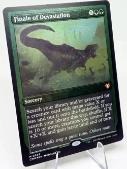 Finale of Devastation FOIL ETCHED Commander Master MTG NM 0559 - Image 3