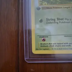 Pokemon Card Caterpie 1st Edition LP Base Set (Shadowless) 045/102 - Image 4