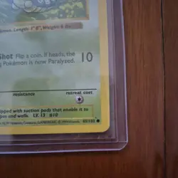 Pokemon Card Caterpie 1st Edition LP Base Set (Shadowless) 045/102 - Image 5