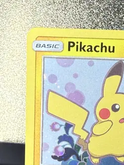 2019 Pokemon Sun & Moon Promo Holofoil Pikachu SM162 - LP with swirl - Image 2