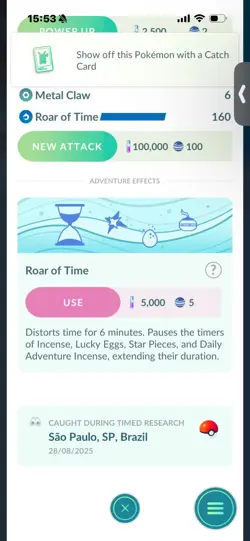Pokemon Go (Stage 50 ) Shiny Diagla (Roar of Time ) & Palkia ( 38 Legendarys) - Image 3