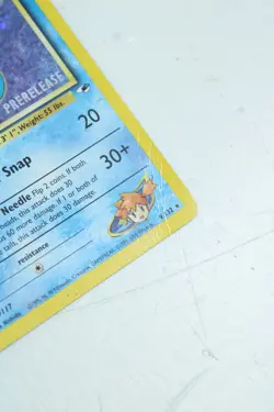 Misty's Seadra Pokemon Card Holo WOTC 1999-2000 9/132 - Image 3