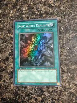 Yugioh Dark World Dealings - STON-EN038 - 1st Ed. Super Rare - LP - Image 1