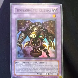 Konami Thousand-Eyes Restrict DL1-001 Duelist League Fusion Super Rare English - Image 1
