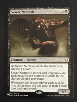 1x Sewer Nemesis (75) Mystery Booster - Commander Anthology 2018 LP MTG - Image 1