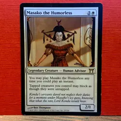 Masako the Humorless - Lightly Played / LP - Magic the Gathering MTG - Image 1