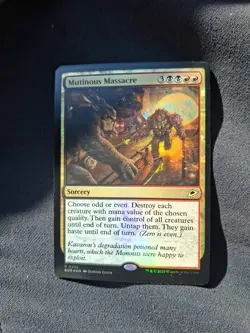 Mutinous Massacre (Foil) - Edge of Eternities - NM - MTG Magic - Rare - Sorcery - Image 1