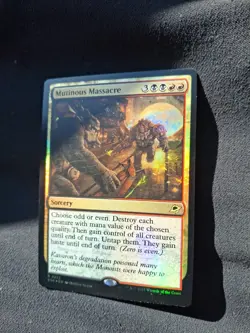 Mutinous Massacre (Foil) - Edge of Eternities - NM - MTG Magic - Rare - Sorcery - Image 3