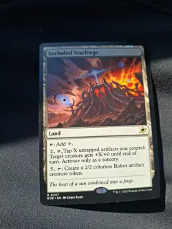 SECLUDED STARFORGE mtg NM-M Edge of Eternities 1 Rare - Image 2