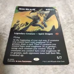 MTG Beto Foil English Tribal Cycling Commander Card Used - Image 4
