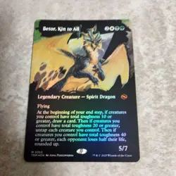 MTG Beto Foil English Tribal Cycling Commander Card Used - Image 5