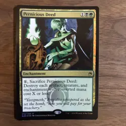 MTG Catastrophic Act Foil English Version Play Collectible Card - Image 1