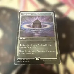 Foil Lotus Petals Magic the Gathering MTG Card Play Condition - Image 1