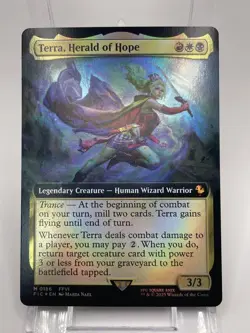 MTG Tina Girl with Magical Powers English Extended FOIL Final Fantasy Collaborat - Image 1
