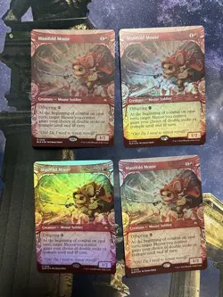 MTG Diverse Rats Foil English Card Collectible Used - Image 1