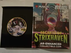 MTG - 1x Secrets of Strixhaven AR-Enhanced Collectible Coin NEW PINFINITY - Image 1