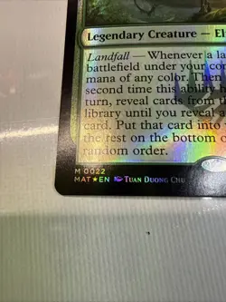 3x Nissa, Resurgent Animist March of the Machine: The Aftermath Foil NM/M - Image 3
