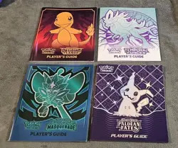 Lot of 4 Pokemon Scarlet & Violet Expansion Game ETB Player's Guides SHIPS FAST - Image 2