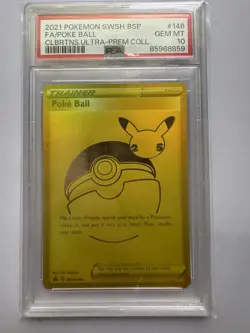 2021 Pokemon SWSH Black Star Promos Poke Ball #SWSH146 PSA 10 GEM MINT - Image 2
