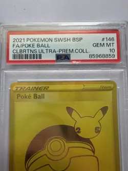 2021 Pokemon SWSH Black Star Promos Poke Ball #SWSH146 PSA 10 GEM MINT - Image 4