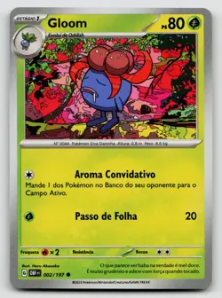 Gloom 002/197 Obsidian Flames 2023 Regular Portuguese - Image 1