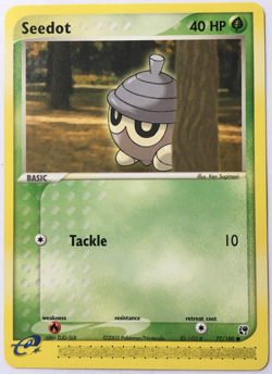 POKEMON SEEDOT 77/100 EX SANDSTORM COMMON NEAR MINT - Image 1