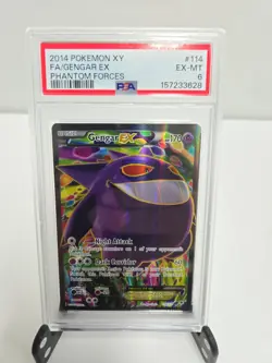 Pokemon Gengar EX XY Phantom Forces Full Art #114 PSA 6 - Image 1