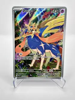 Zacian 100/094 Me02: Phantasmal Flames Holo Pokemon Near Mint - Image 1