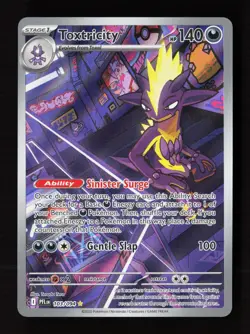 Toxtricity 103/094 Illustration Rare Phantasmal Flames Pokemon Near Mint - Image 1