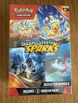 Surging Sparks Booster Bundle Pokemon TCG Scarlet and Violet Factory Sealed New! - Image 1
