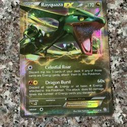 Rayquaza EX 85/124 Dragons Exalted Holo Ultra Rare English 2012 170 HP - Image 2