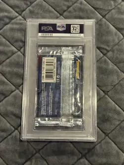 2001 Pokemon First Edition Neo Revelation Suicune PSA 9 Foil Booster Pack - Image 2