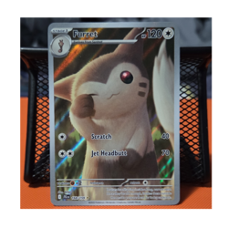 Pokemon TCG Furret 168/159 SV09 Journey Together Illustration Rare Holo 120 HP - Image 1