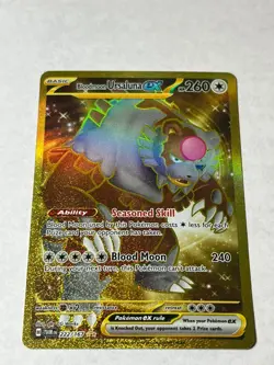 Bloodmoon Ursaluna ex 222/167 Hyper Rare Twilight Masquerade Pokemon LP - Image 1