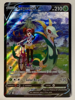 Serperior V TG13/TG30 NM Silver Tempest Trainer Gallery Ultra Rare Pokemon - Image 1