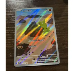 Pokemon TCG Larvitar 203/197 Illustration Rare Holo SV02 Paldea Evolved 2023 EN - Image 1