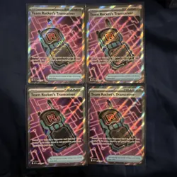 4x Team Rocket's Transceiver 263/217 Ascended Heroes Pokemon TCG Playset - Image 1