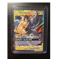 Pikachu & Zekrom GX TAG TEAM 33/181 SM-Team Up Holo Ultra Rare English - Image 1