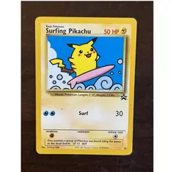 Pokemon Surfing Pikachu 28/53 Wotc Promo Regular Promo 50 HP Basic English - Image 1