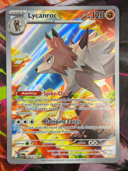 Lycanroc 166/159 NM Pokemon TCG Illustration Rare Journey Together Holo - Image 1