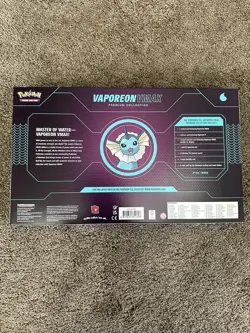 2022 Pokemon TCG Vaporeon VMAX Premium Collection Box Factory Sealed NEW - Image 2