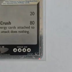 Pokemon Tyranitar ex 150HP 017/017 POP Series 1 Ultra Rare Holo EX EN - Image 4