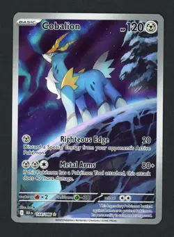 Cobalion 144/086 SV: Black Bolt Holofoil Illustration Rare Pokemon TCG - Image 1